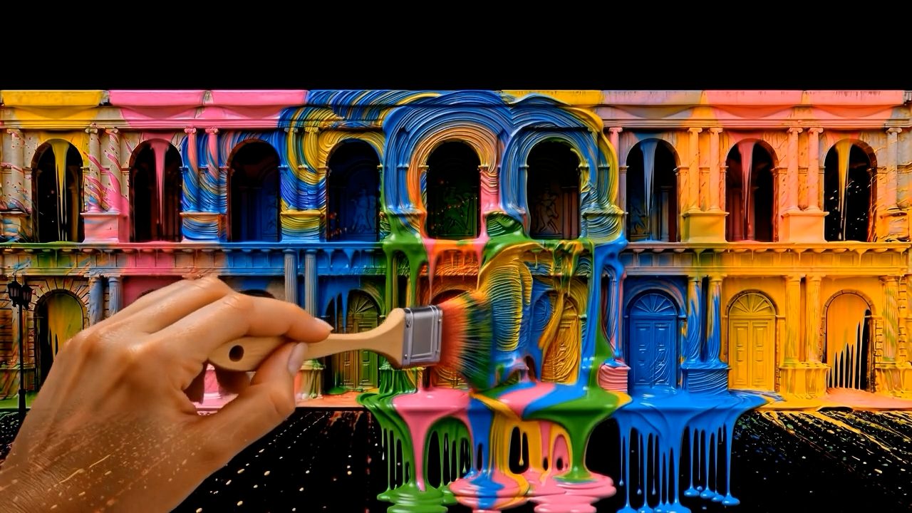 Videomapping proyectado sobre arquitectura histórica en Chiapas